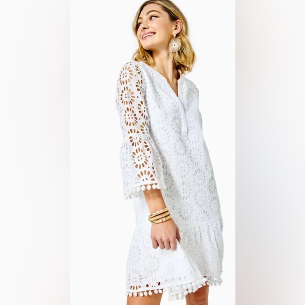 Lilly Pulitzer Bekah Dress White